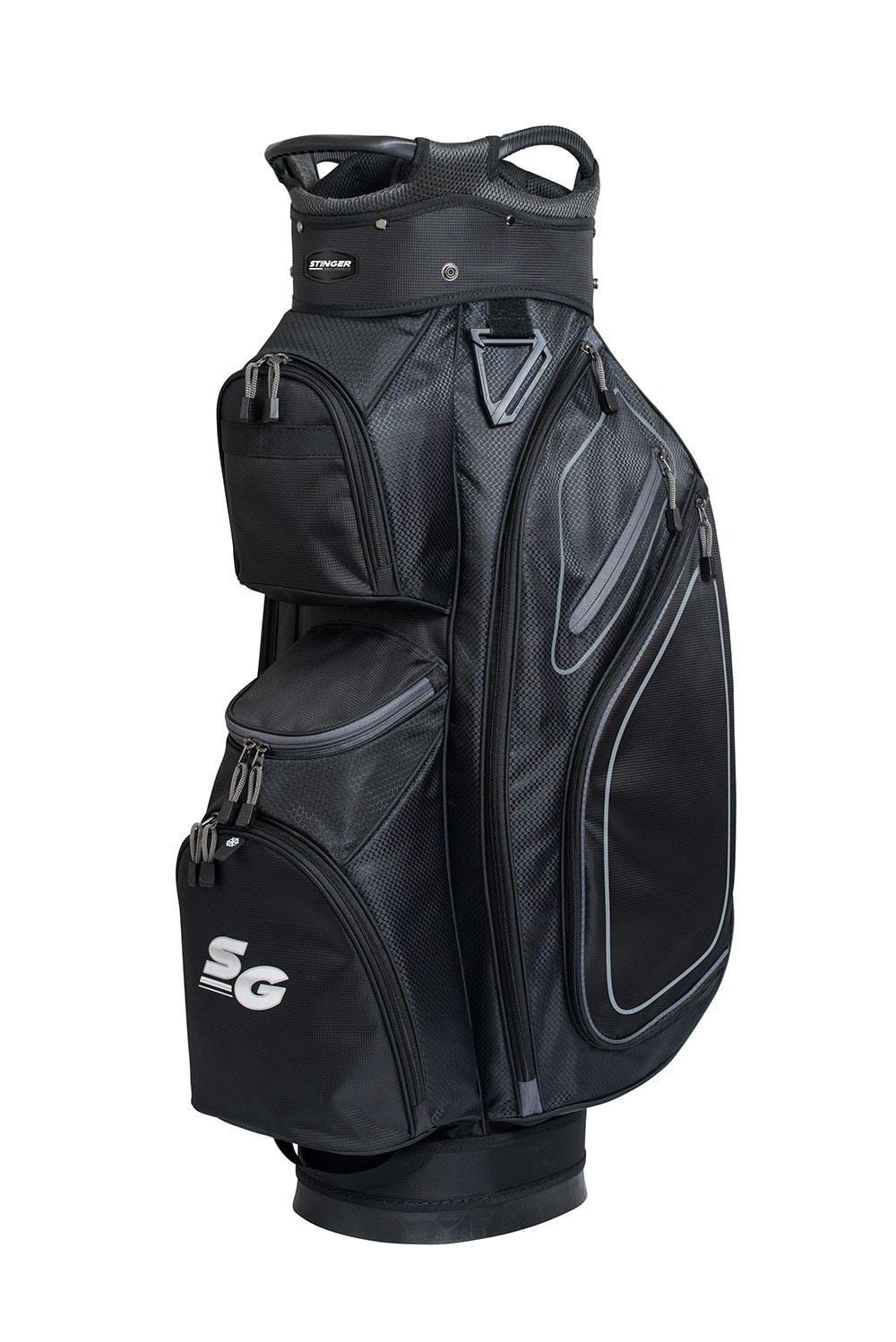 Stinger - Lightweight AJM Bag Black/Grey Autodrive Golf 